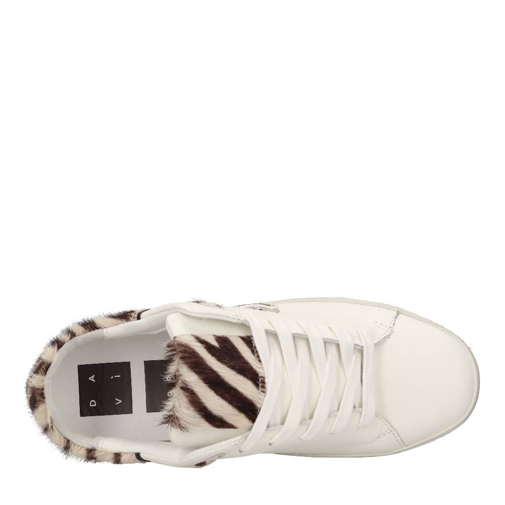DAVI Sneakers In Pelle E Cavallino