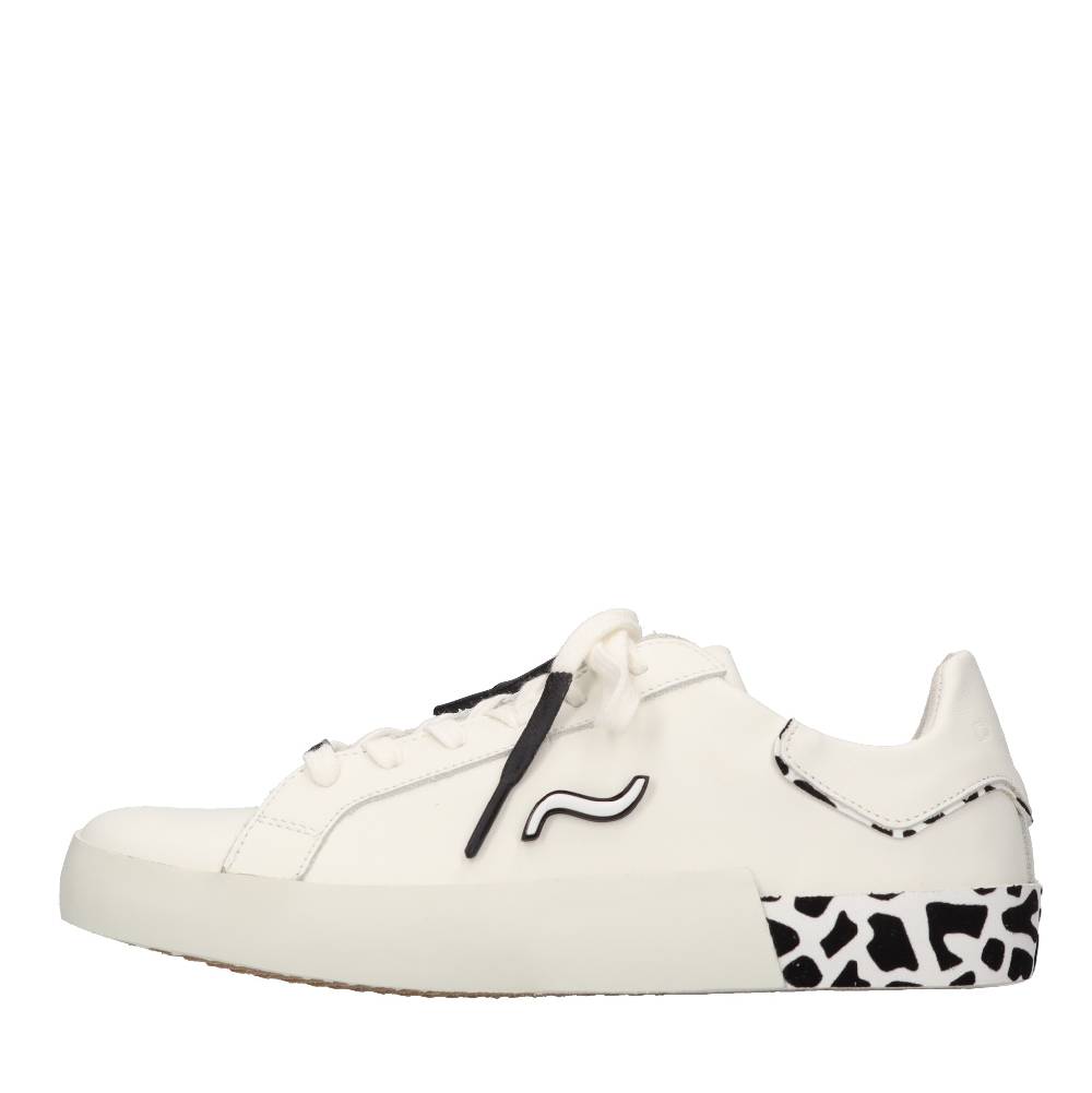 DAVI Sneakers in pelle e tessuto