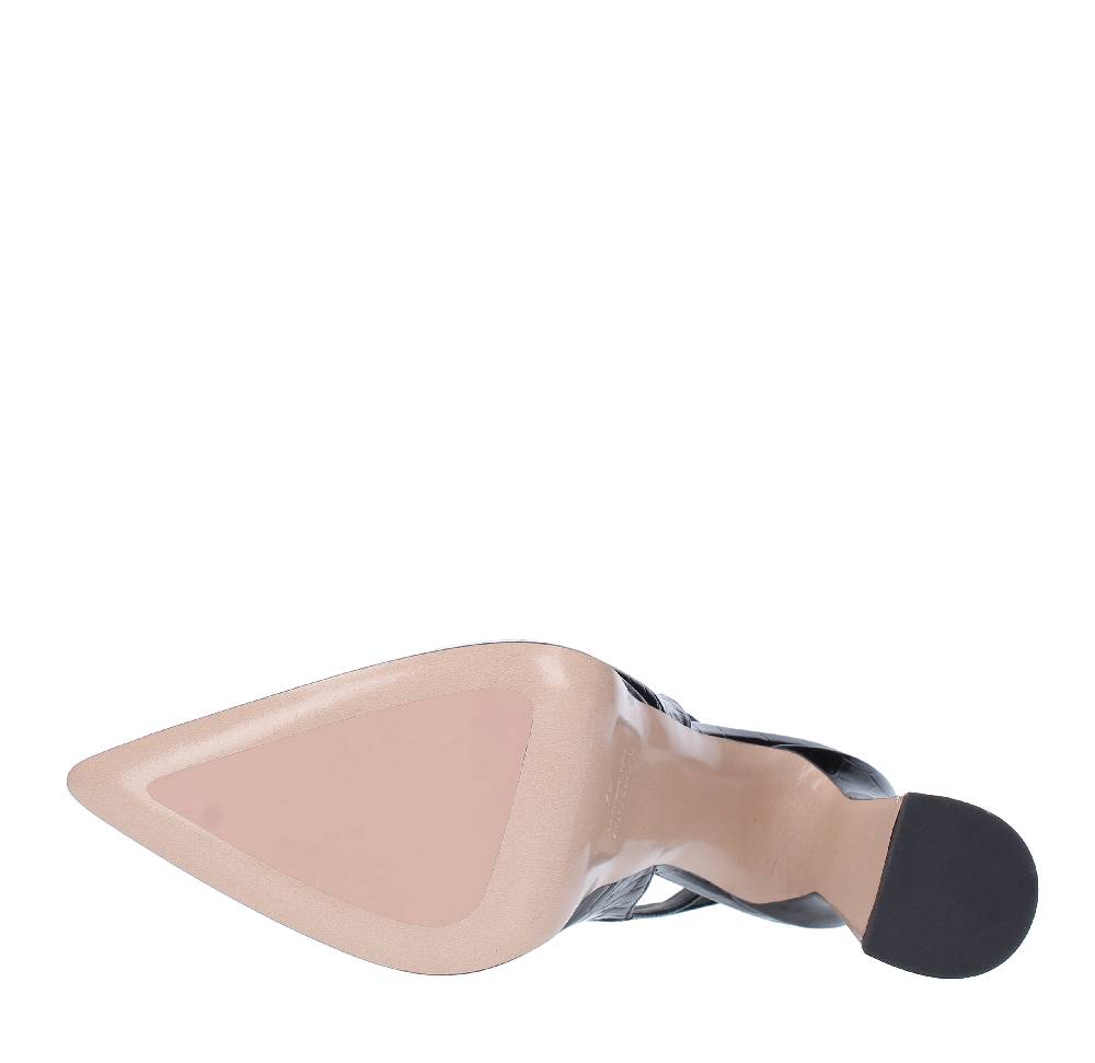 LE SILLA Décolleté Slingback Modello NINA160 LE SILLA In Ecopelle Stampa Coccodrillo