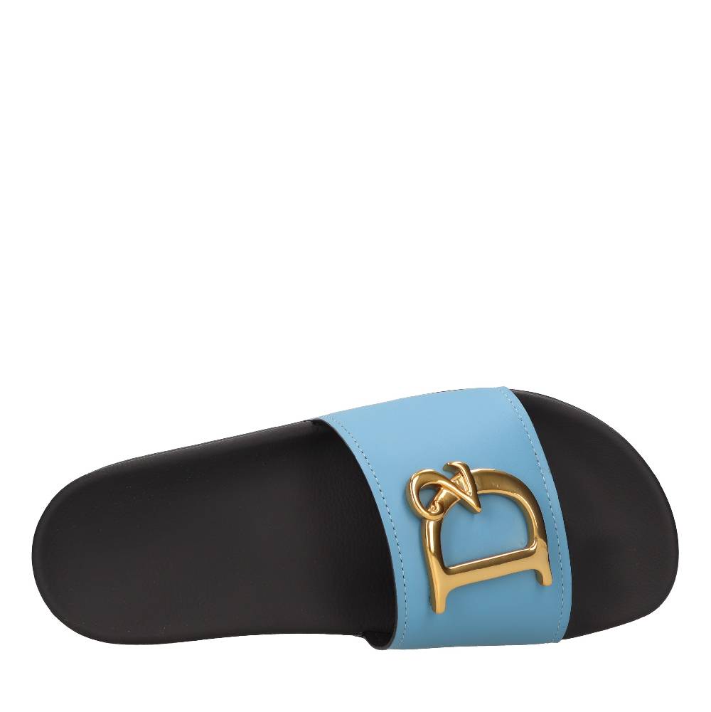 DSQUARED2 Mules In Gomma E Pelle