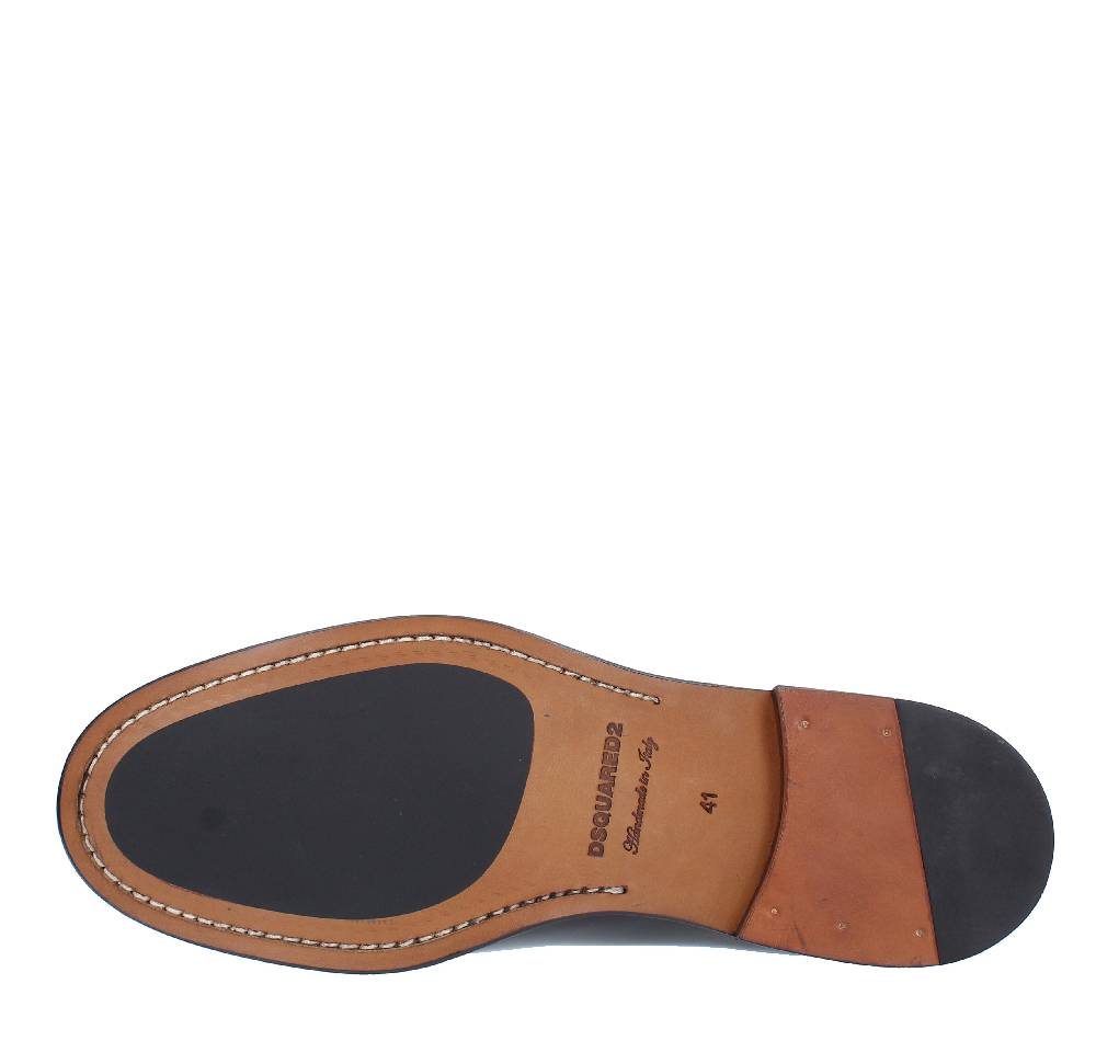 DSQUARED2 Stringate In Pelle Spazzolata