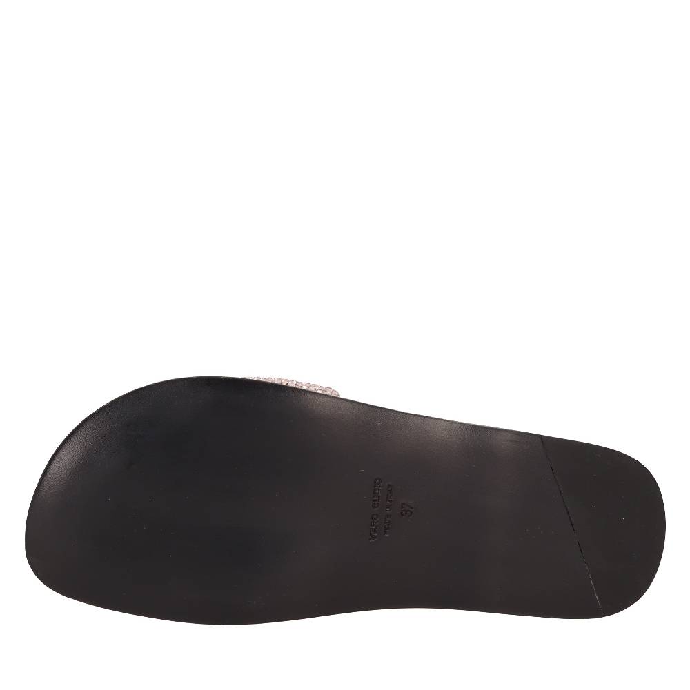 EDDY DANIELE Mules In Camoscio E Strass