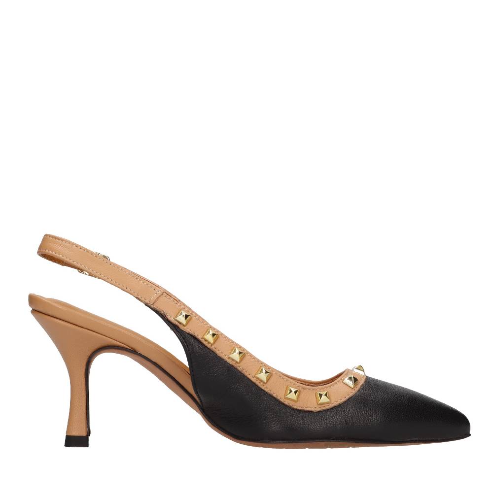 ELENA DEL CHIO Décolleté Slingback In Pelle