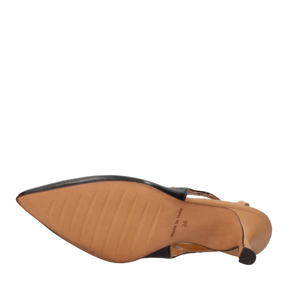 ELENA DEL CHIO Décolleté Slingback In Pelle