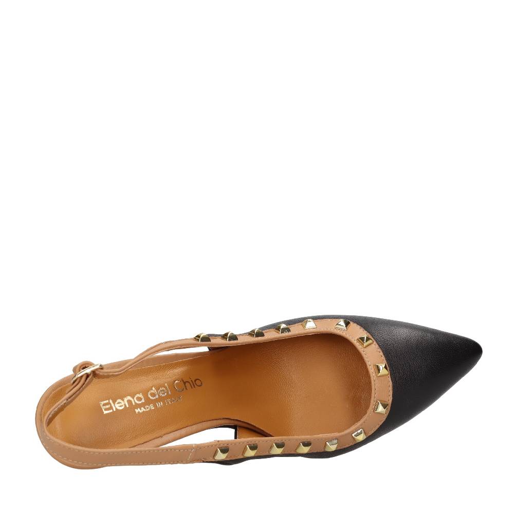 ELENA DEL CHIO Décolleté Slingback In Pelle