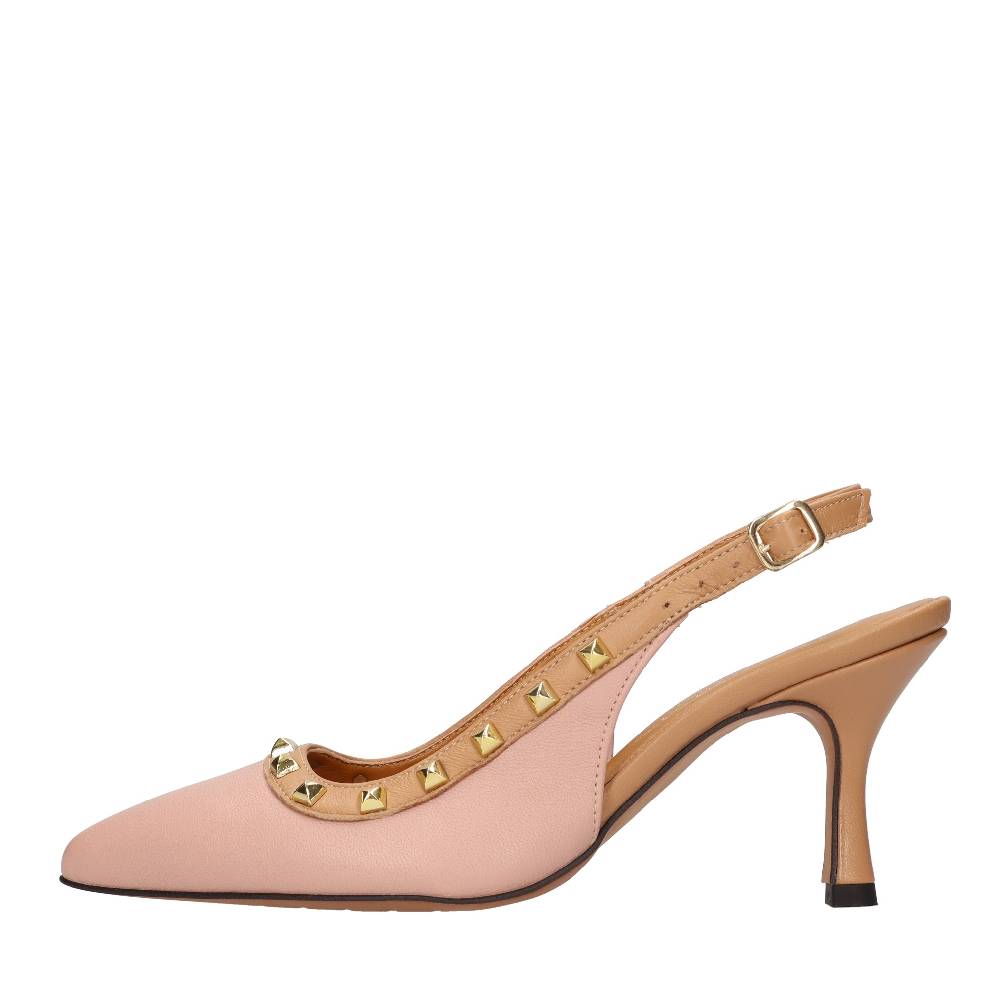 ELENA DEL CHIO Décolleté slingback in pelle