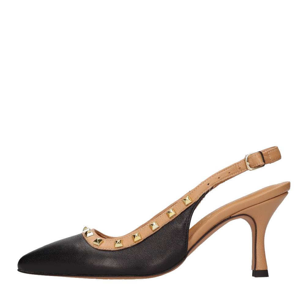 ELENA DEL CHIO Décolleté slingback in pelle
