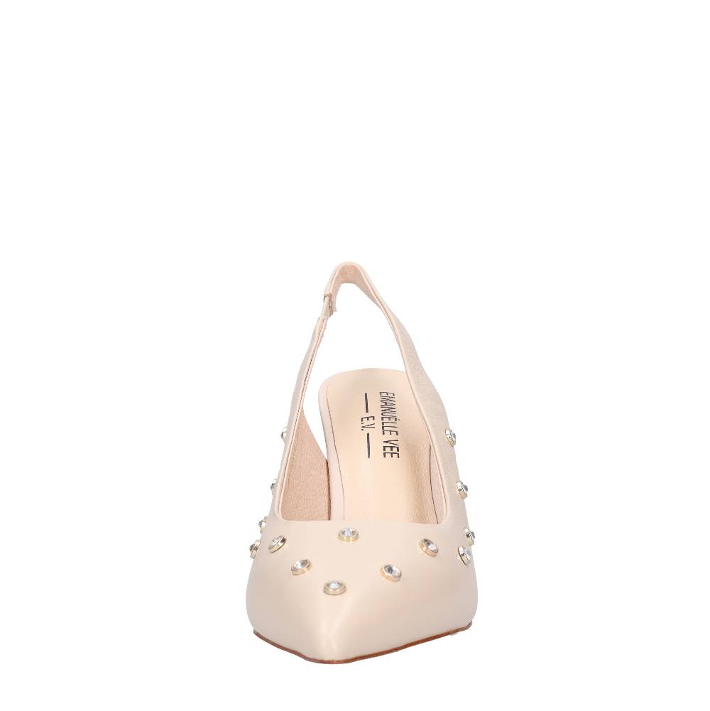 EMANUELLE VEE Décolleté Slingback In Pelle