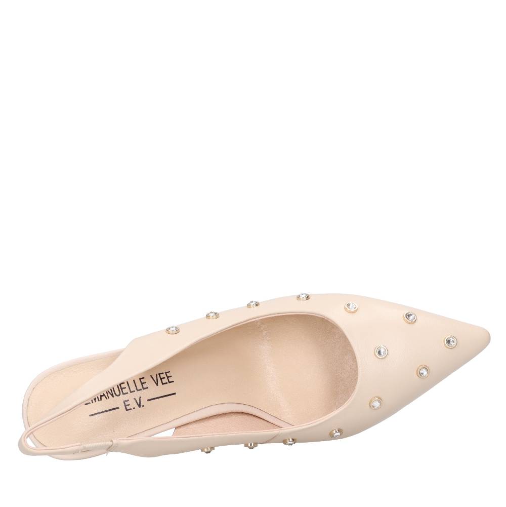 EMANUELLE VEE Décolleté Slingback In Pelle