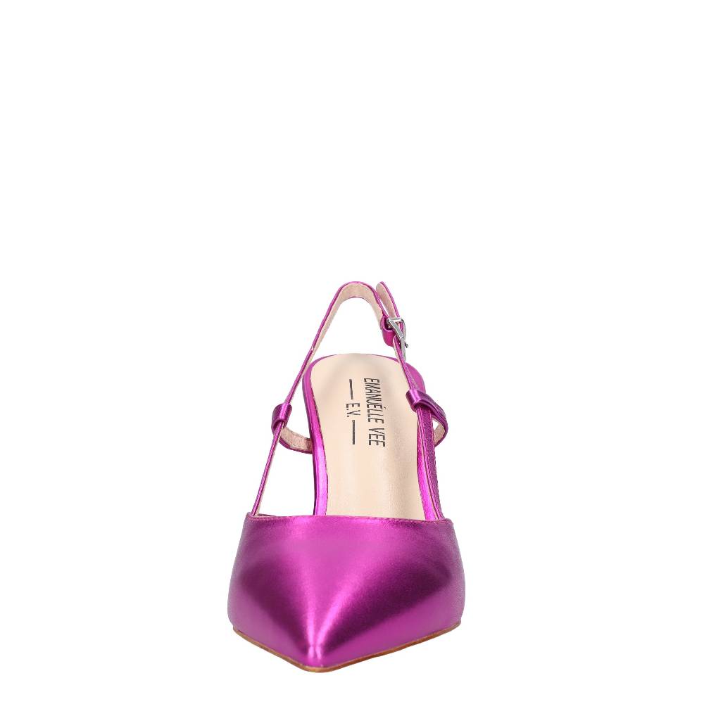 EMANUELLE VEE Décolleté Slingback In Pelle