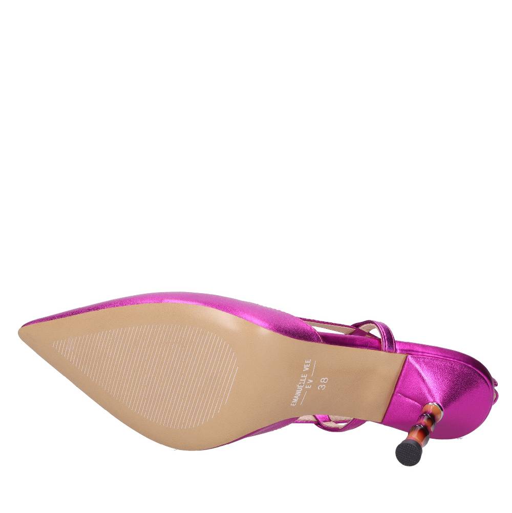 EMANUELLE VEE Décolleté Slingback In Pelle