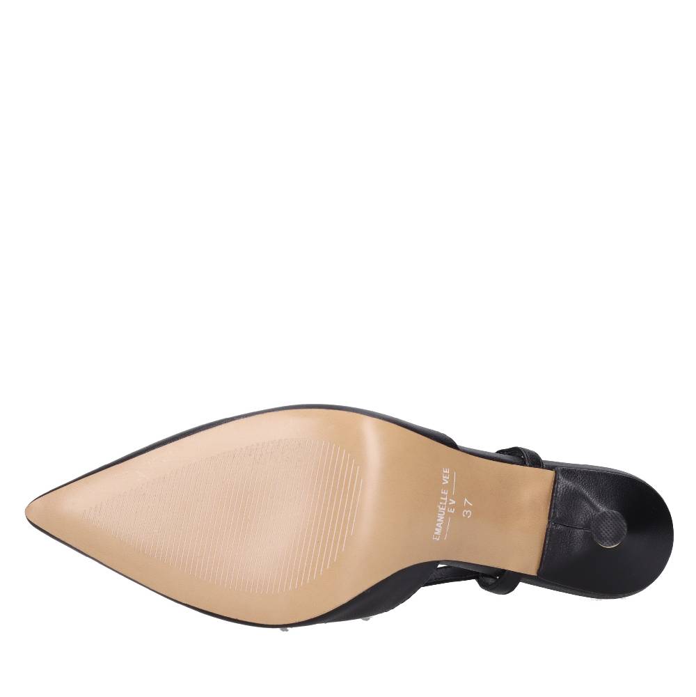 EMANUELLE VEE Décolleté Slingback In Pelle