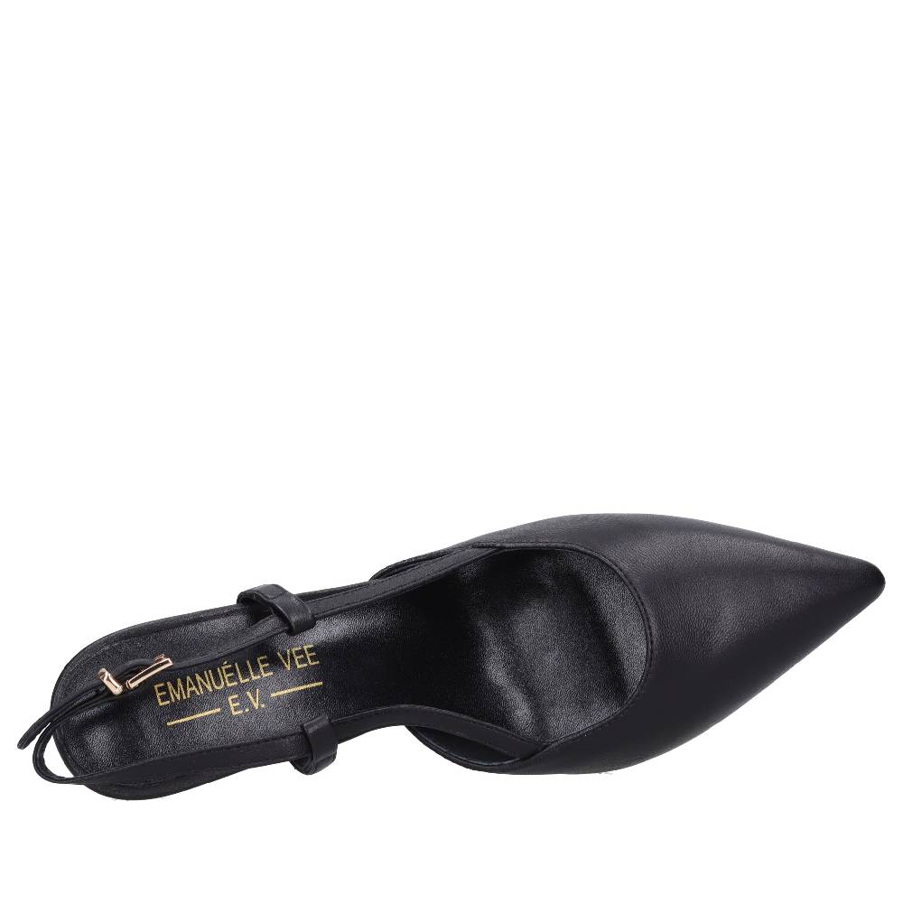 EMANUELLE VEE Décolleté Slingback In Pelle