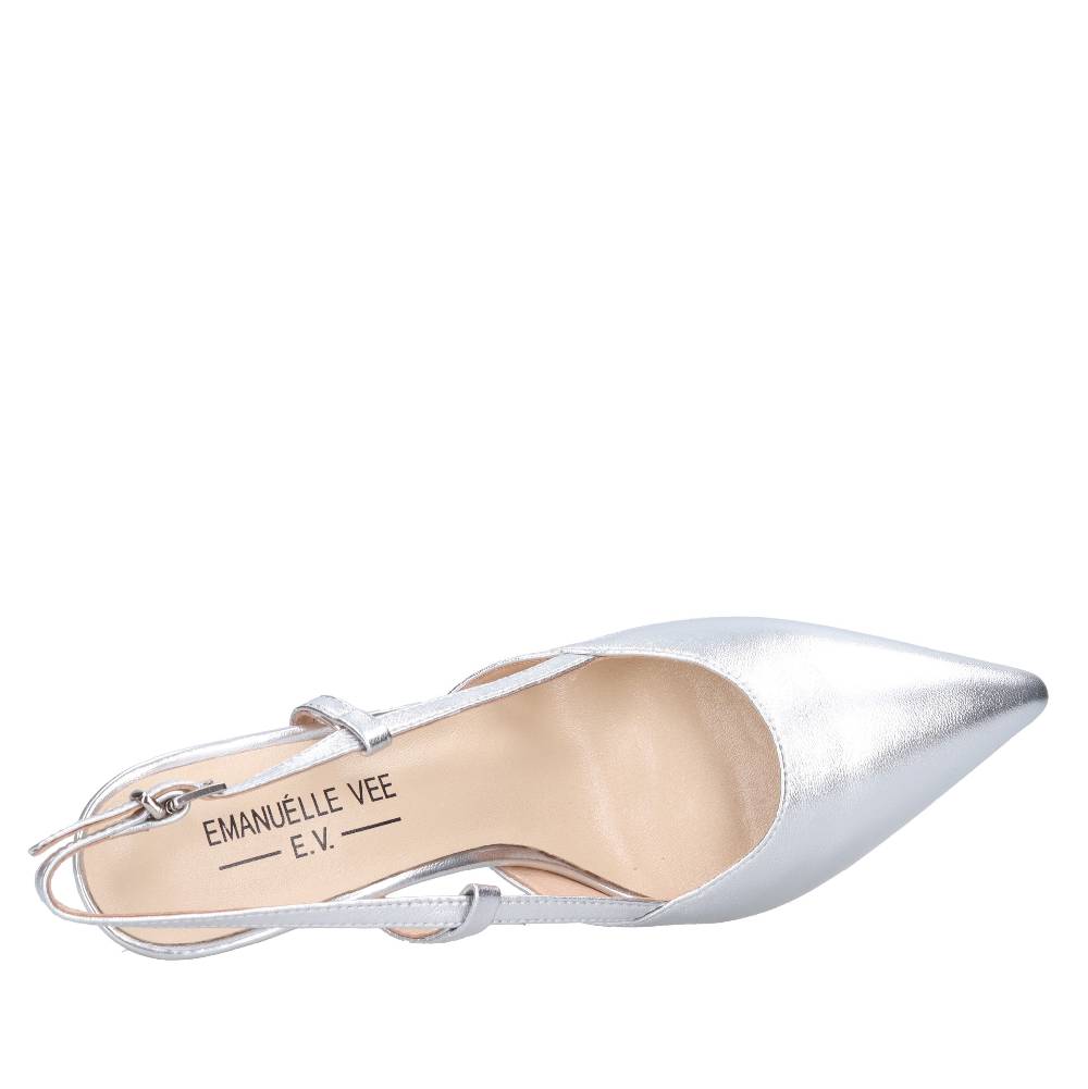 EMANUELLE VEE Décolleté Slingback In Pelle