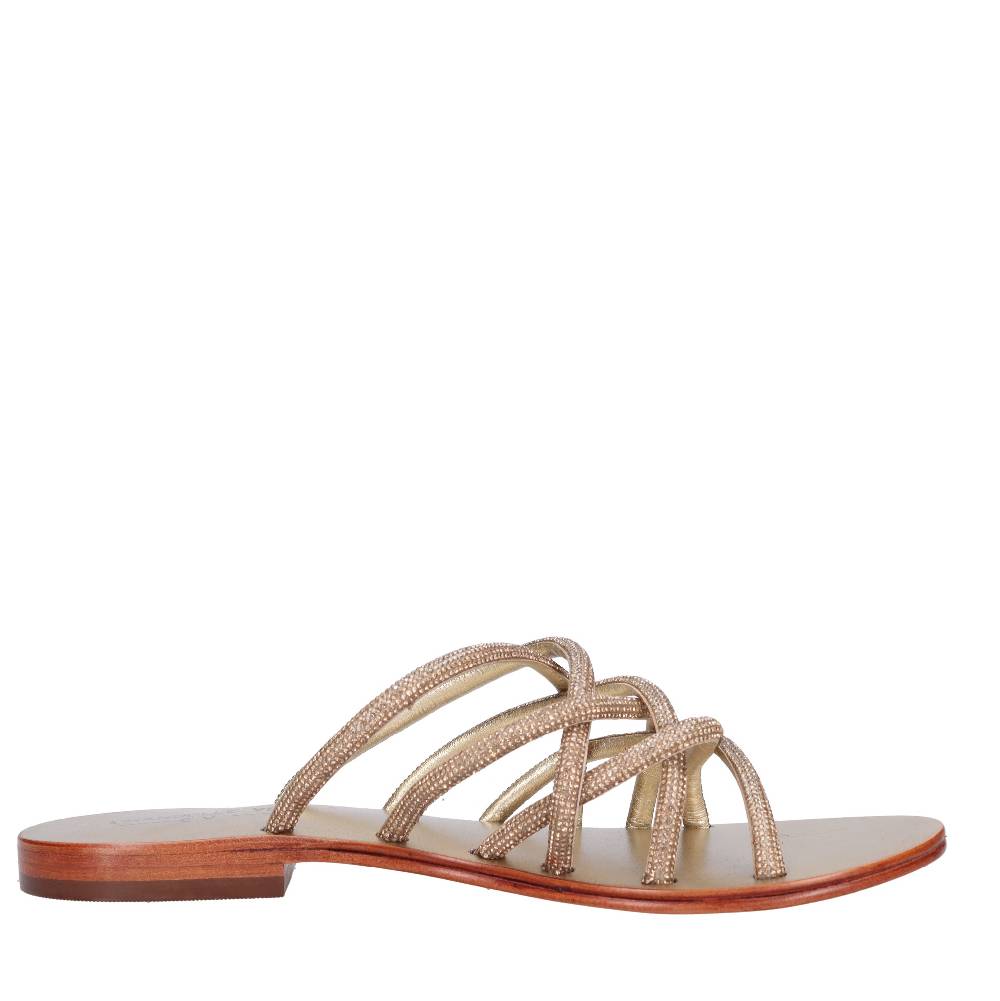 EMANUELLE VEE Mules Con Strass