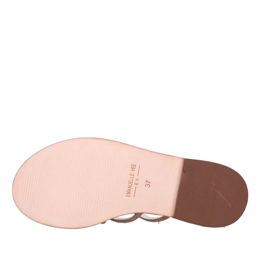 EMANUELLE VEE Mules Con Strass