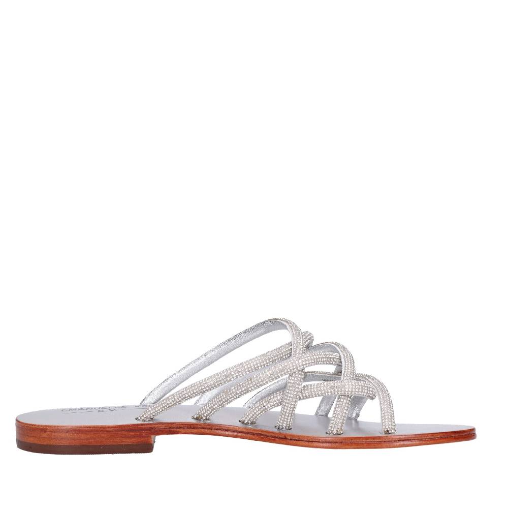 EMANUELLE VEE Mules Con Strass