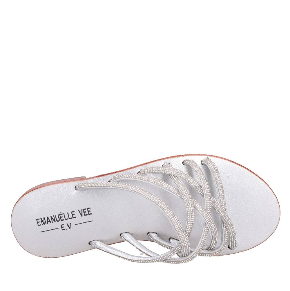 EMANUELLE VEE Mules Con Strass