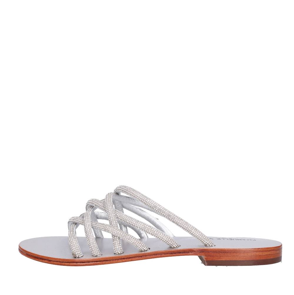 EMANUELLE VEE Mules con strass