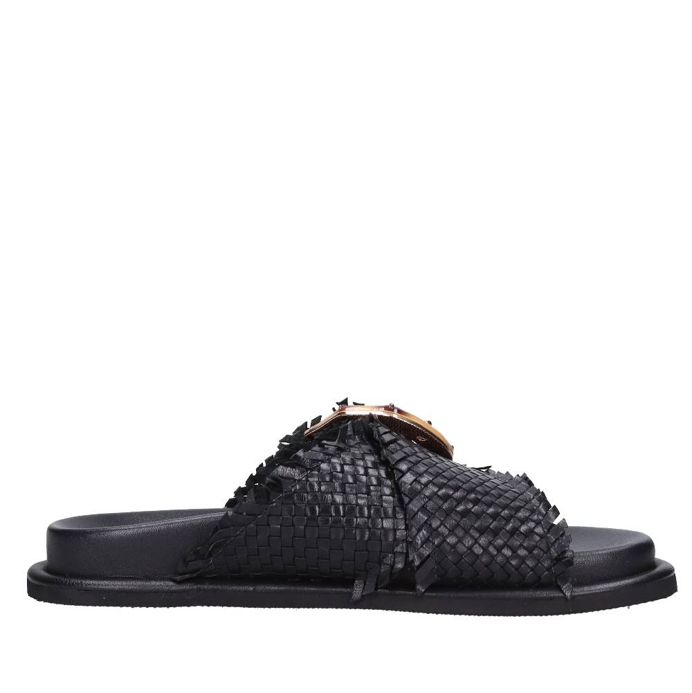 EMANUELLE VEE Mules In Pelle