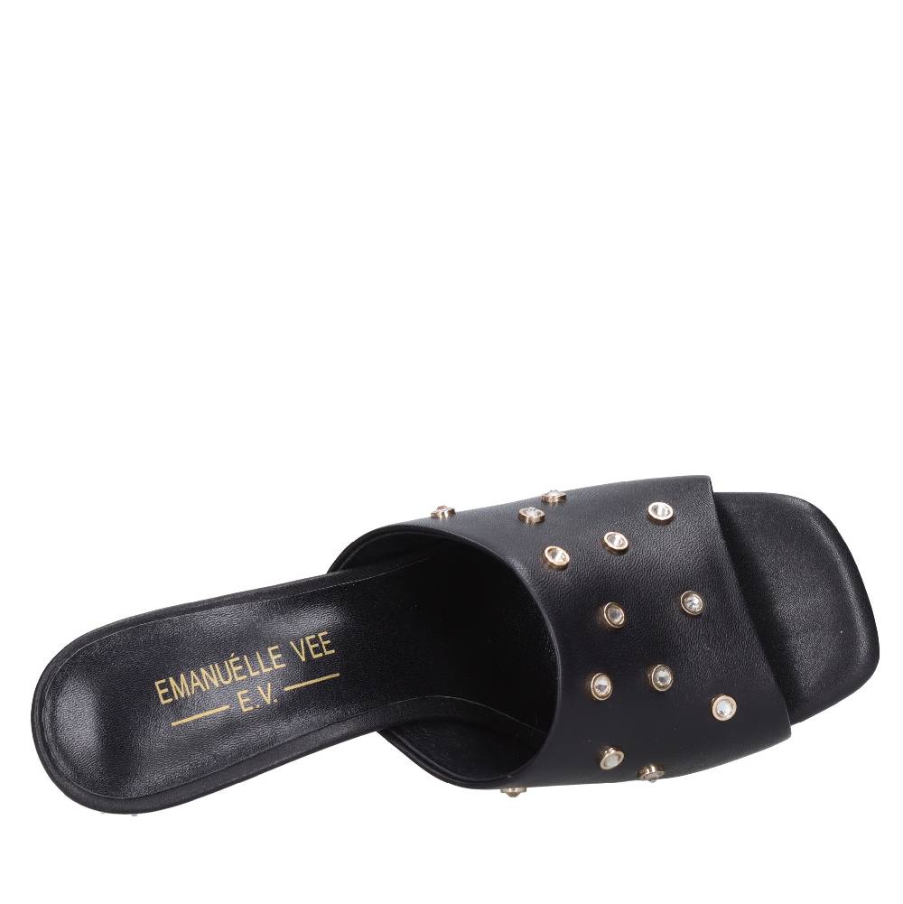 EMANUELLE VEE Mules In Pelle