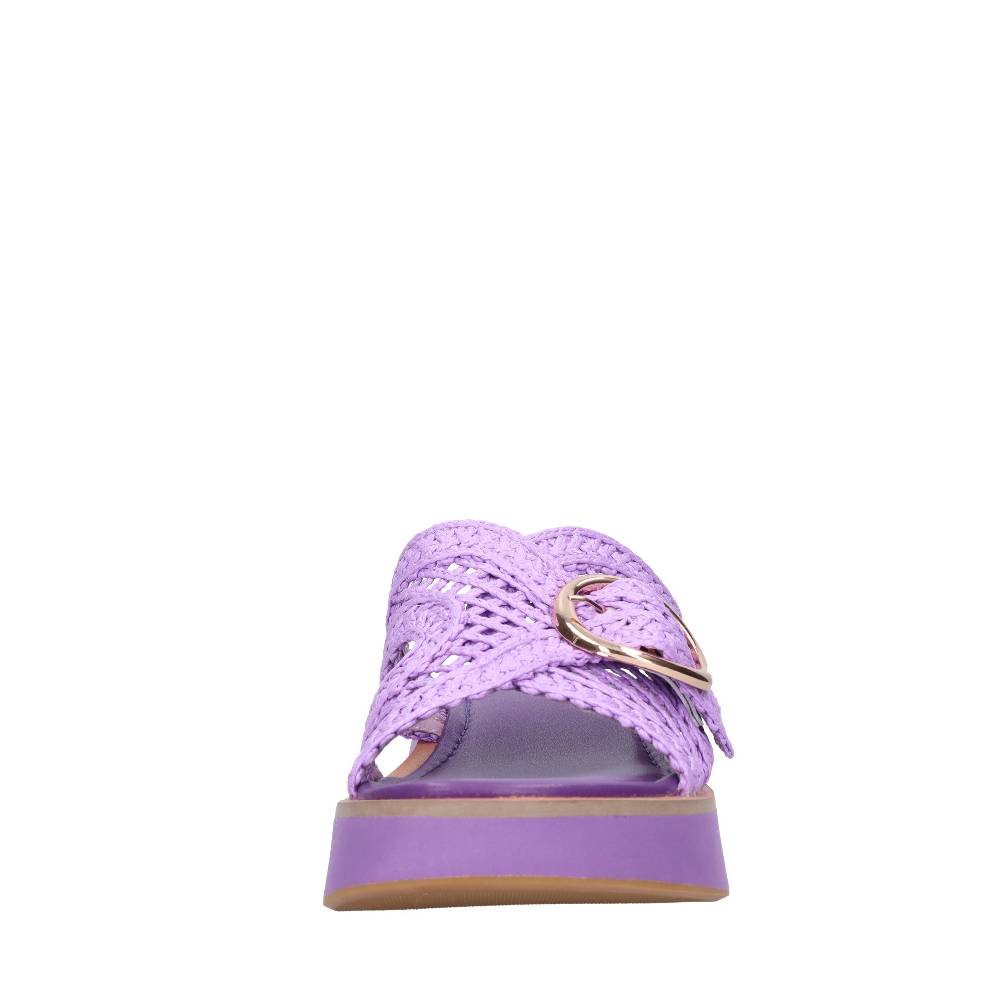 EMANUELLE VEE Mules In Tessuto