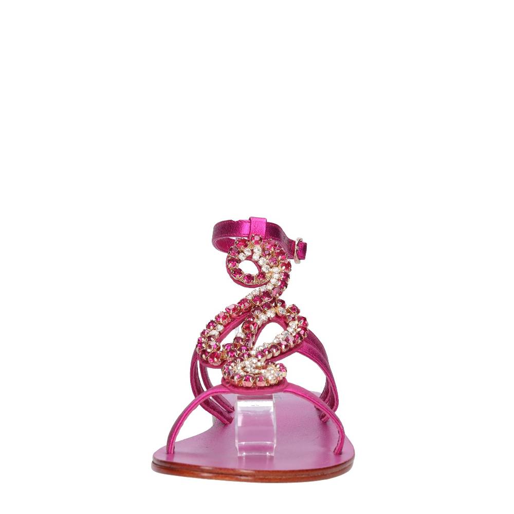 EMANUELLE VEE Sandali In Pelle