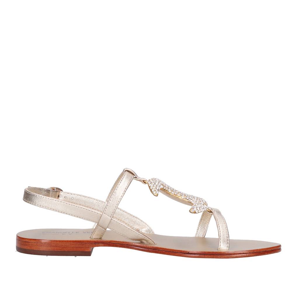 EMANUELLE VEE Sandali In Pelle