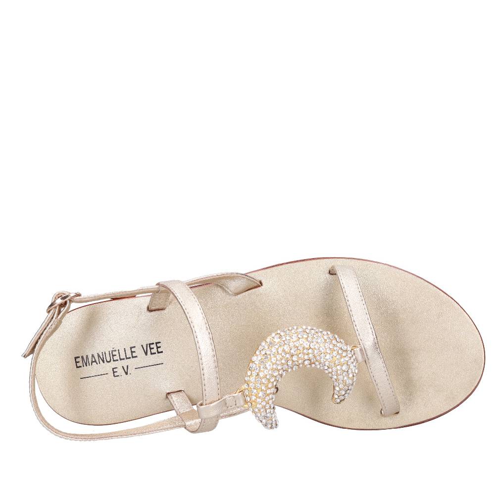 EMANUELLE VEE Sandali In Pelle