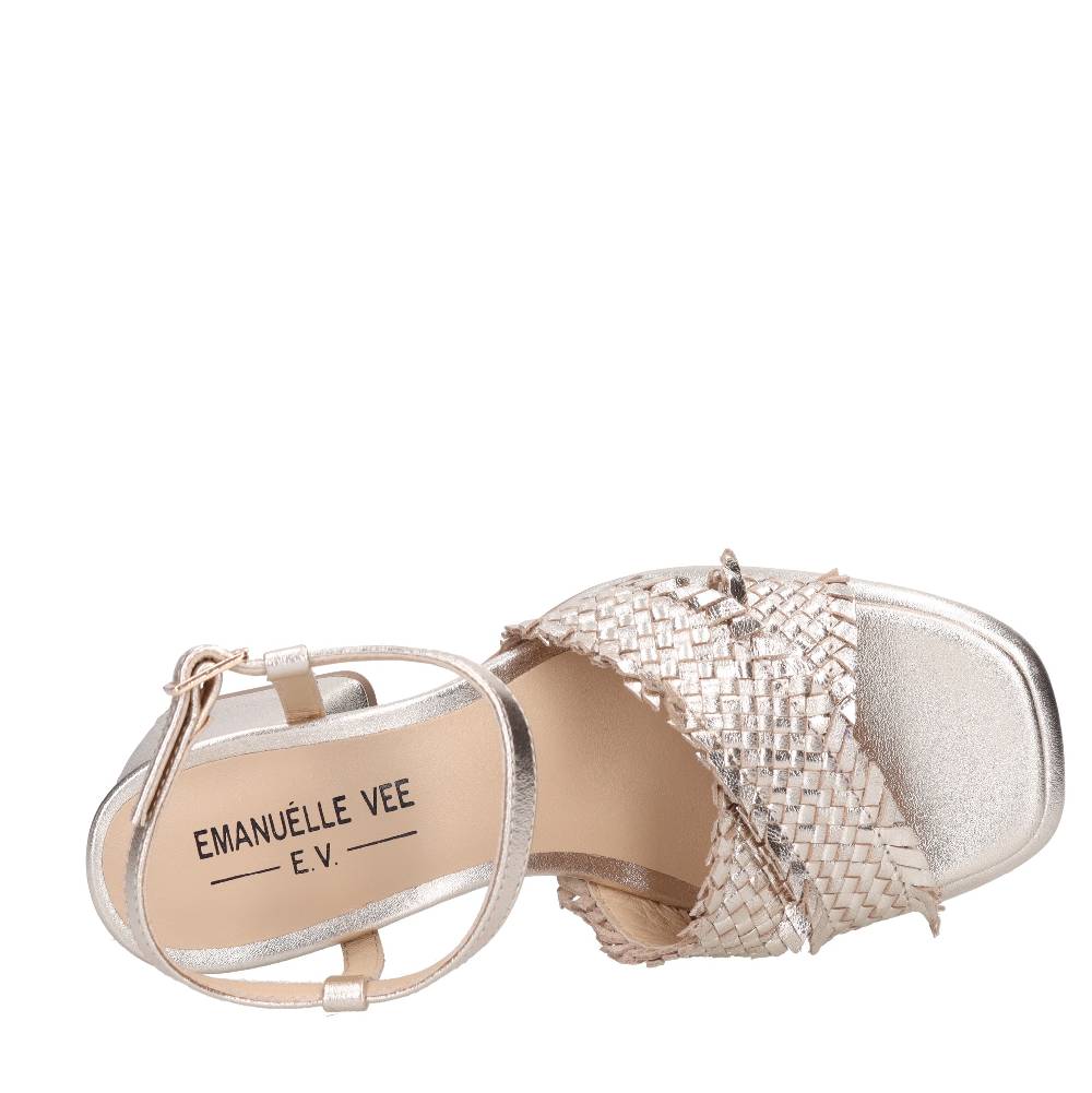 EMANUELLE VEE Sandali In Pelle