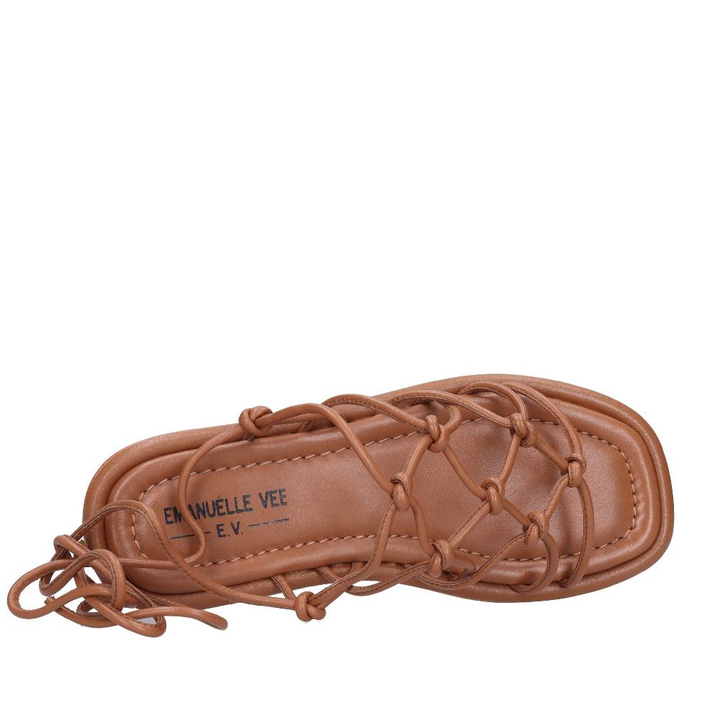 EMANUELLE VEE Sandali In Pelle