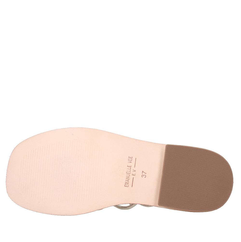 EMANUELLE VEE Sandali In Pelle