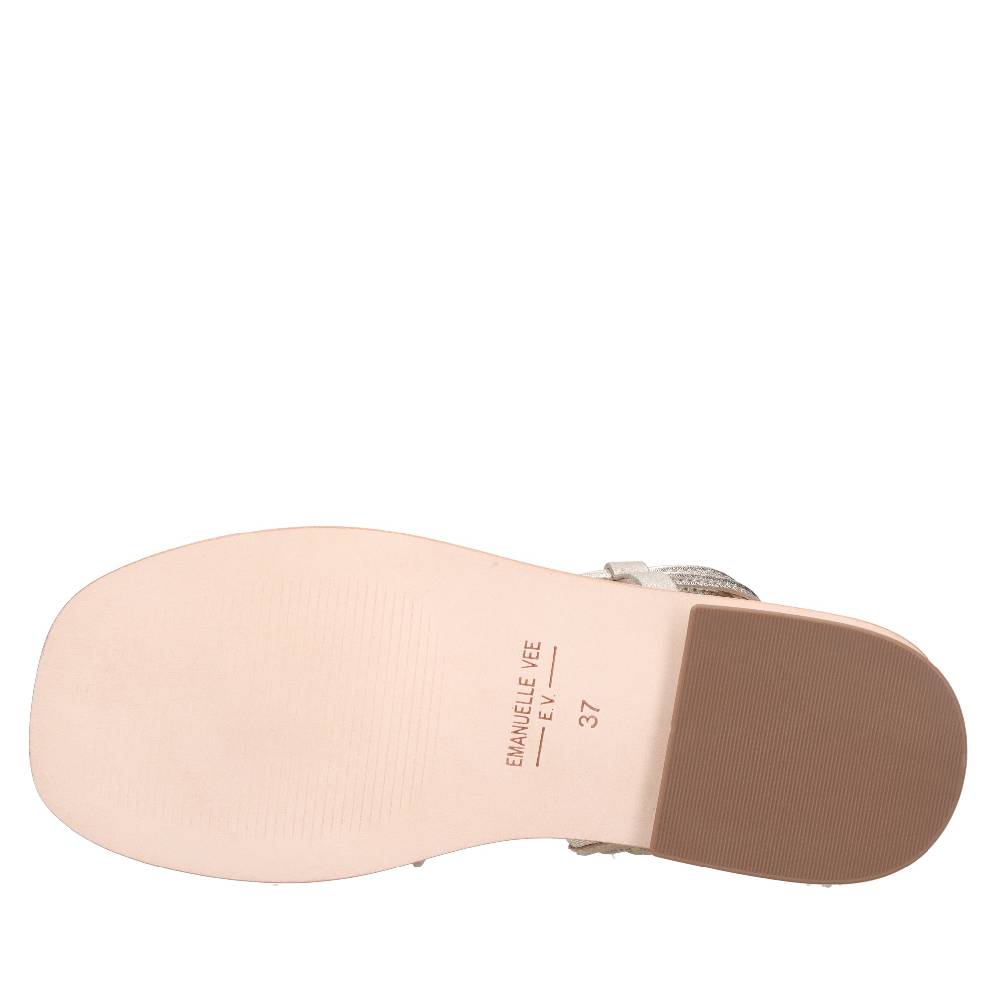 EMANUELLE VEE Sandali In Pelle