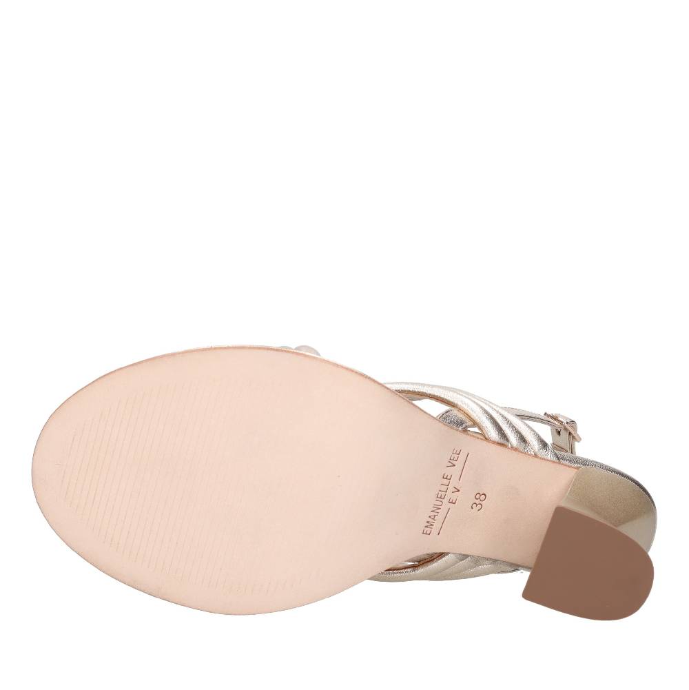 EMANUELLE VEE Sandali In Pelle