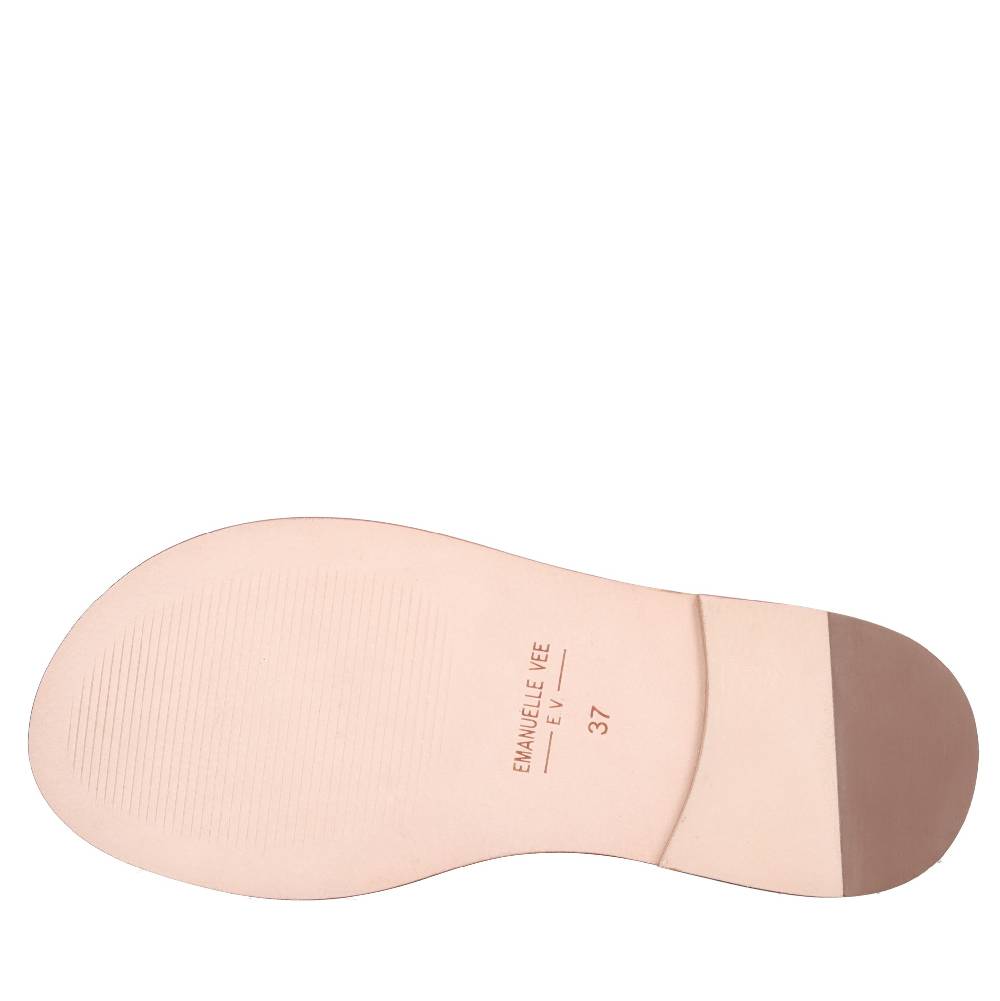 EMANUELLE VEE Sandali In Pelle E Cavallino
