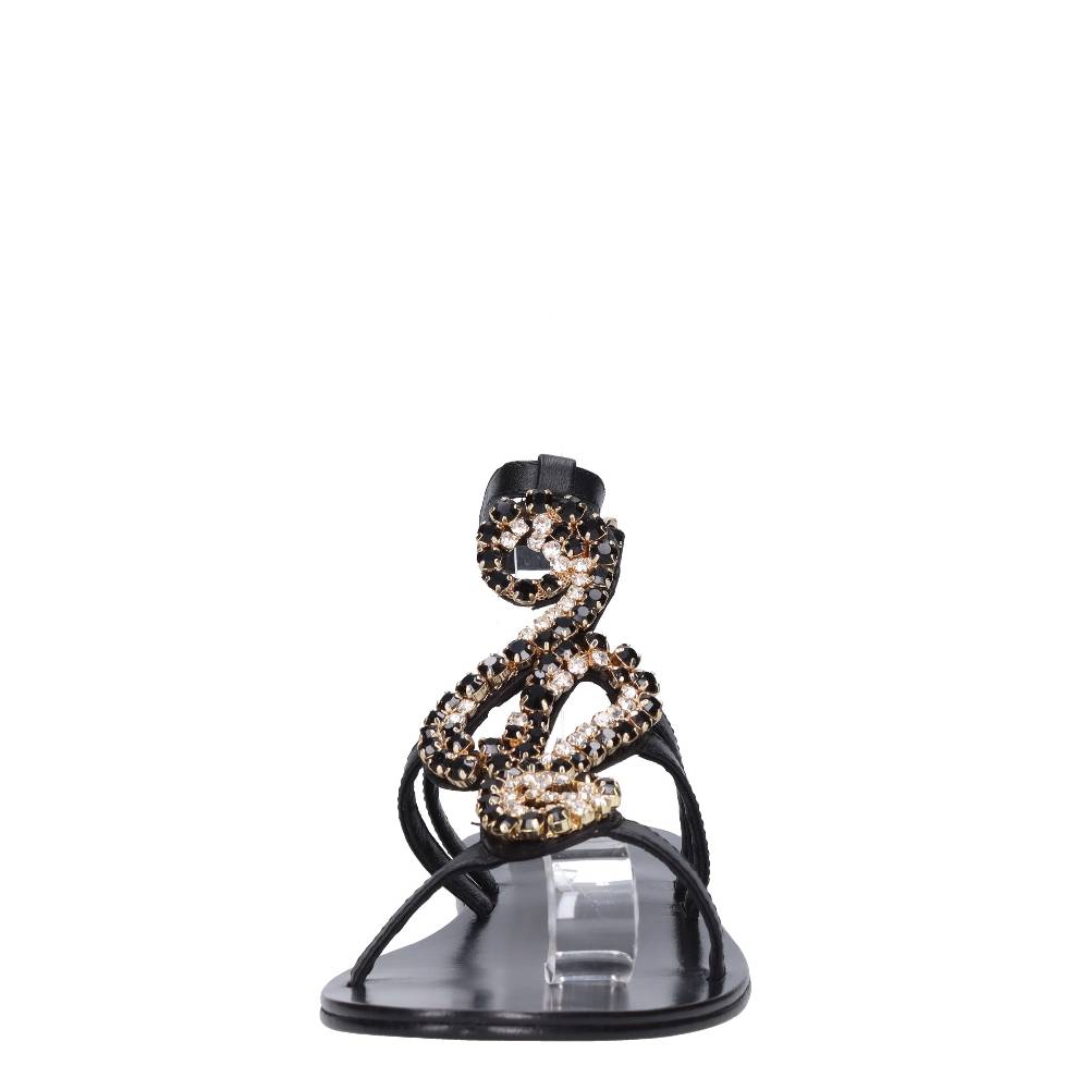 EMANUELLE VEE Sandali In Pelle