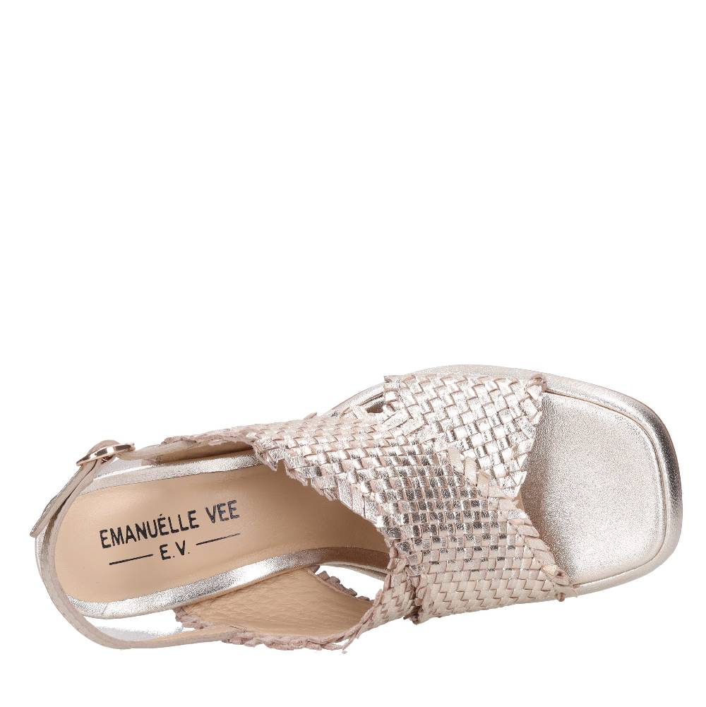 EMANUELLE VEE Sandali In Pelle