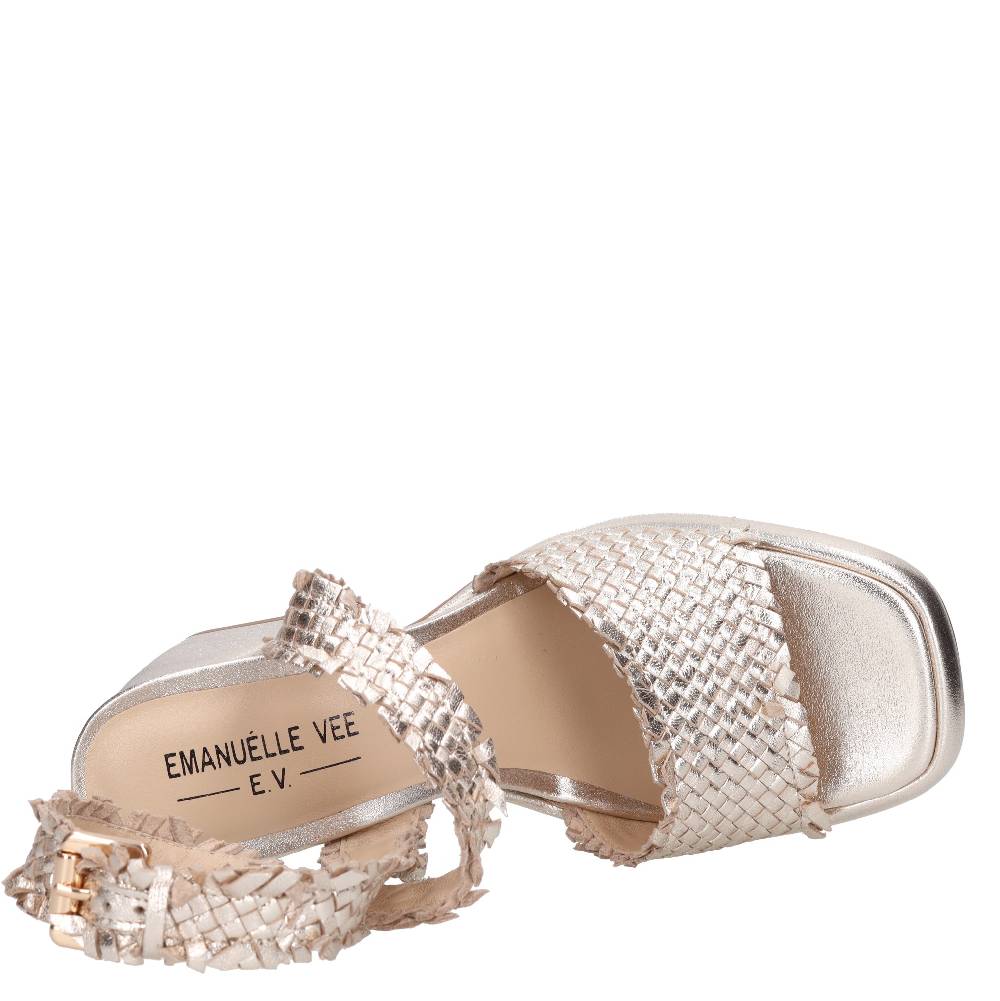 EMANUELLE VEE Sandali In Pelle