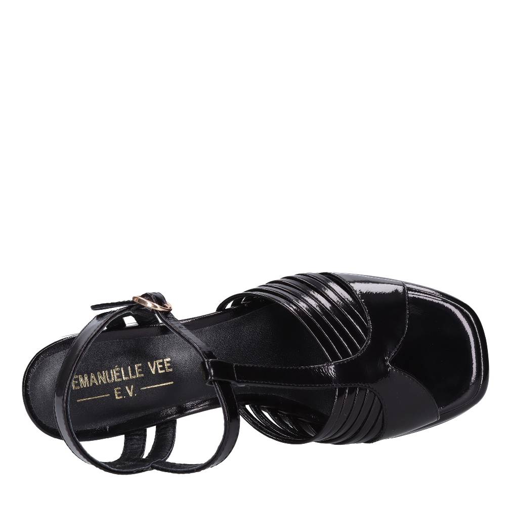 EMANUELLE VEE Sandali In Vernice