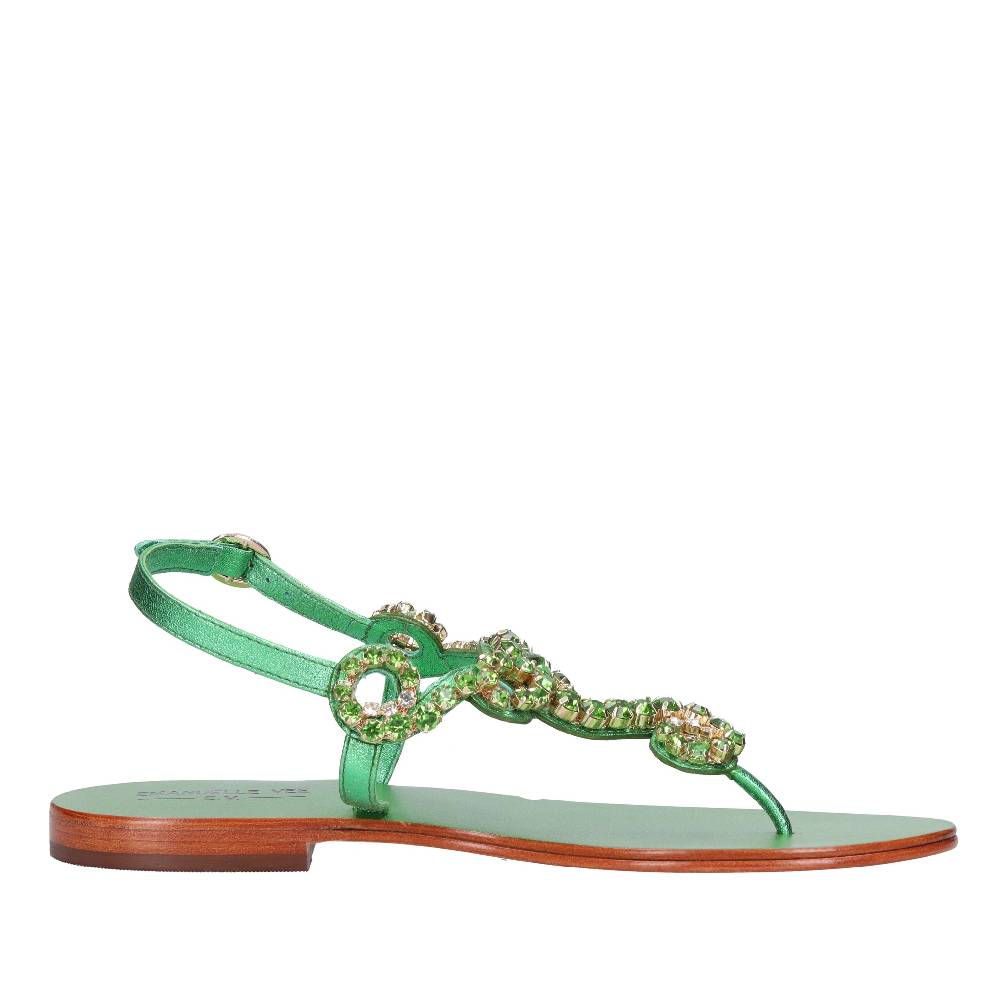 EMANUELLE VEE Sandali Infradito In Pelle