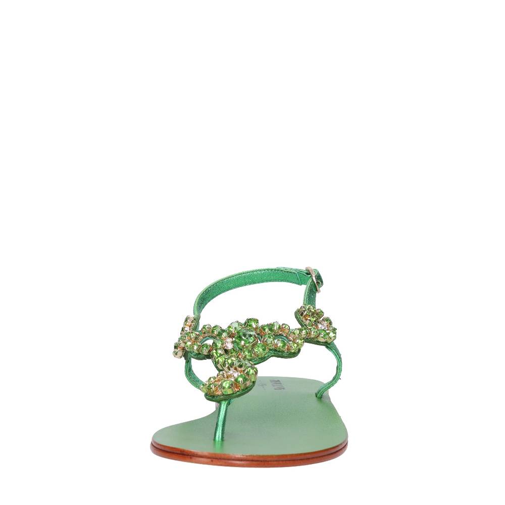 EMANUELLE VEE Sandali Infradito In Pelle