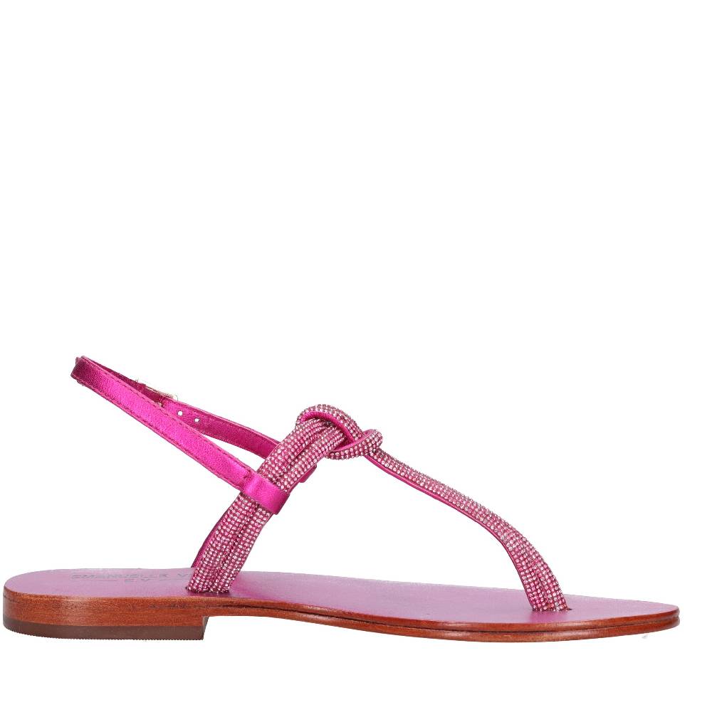 EMANUELLE VEE Sandali Infradito In Pelle