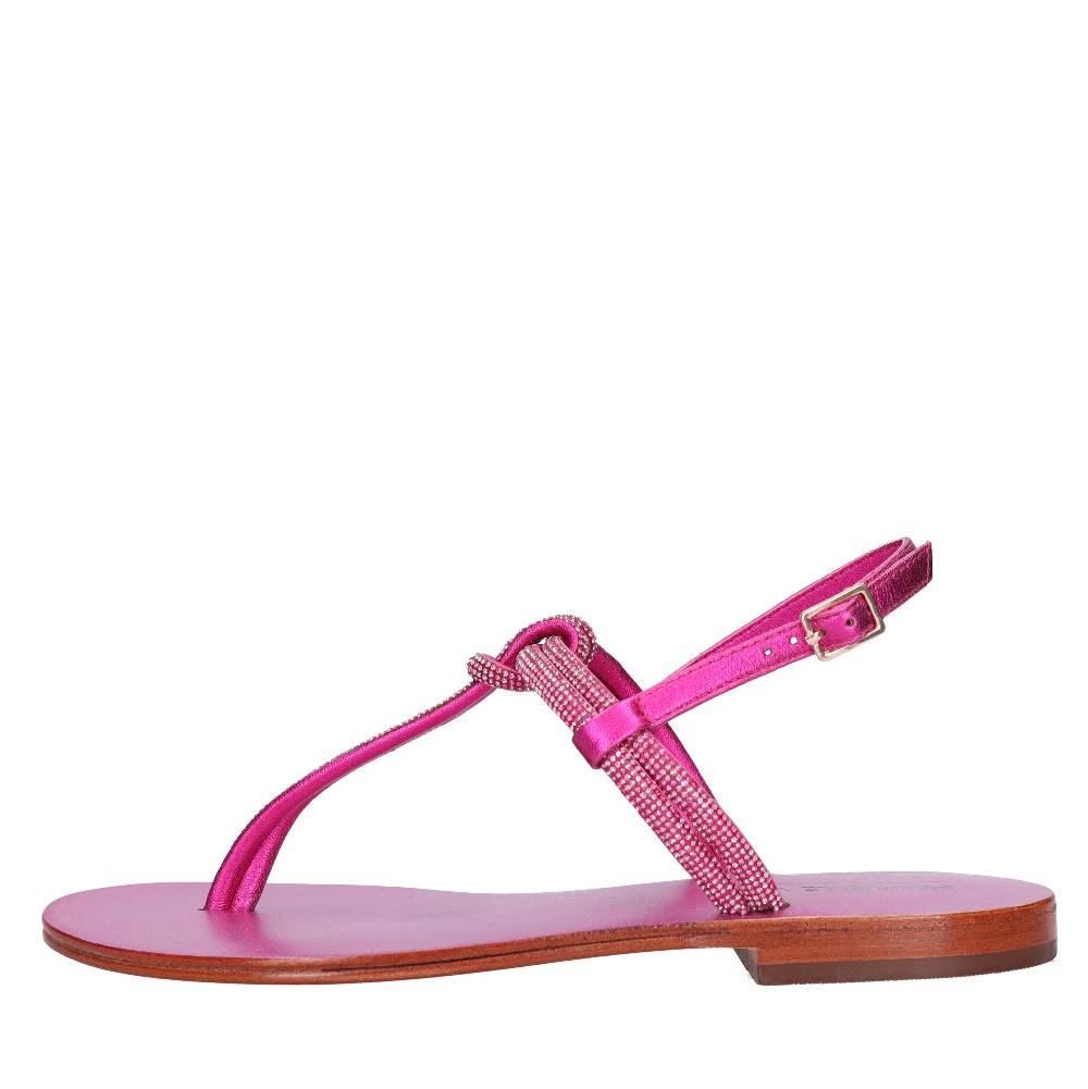 EMANUELLE VEE Sandali infradito in pelle