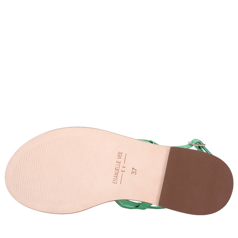 EMANUELLE VEE Sandali Infradito In Pelle