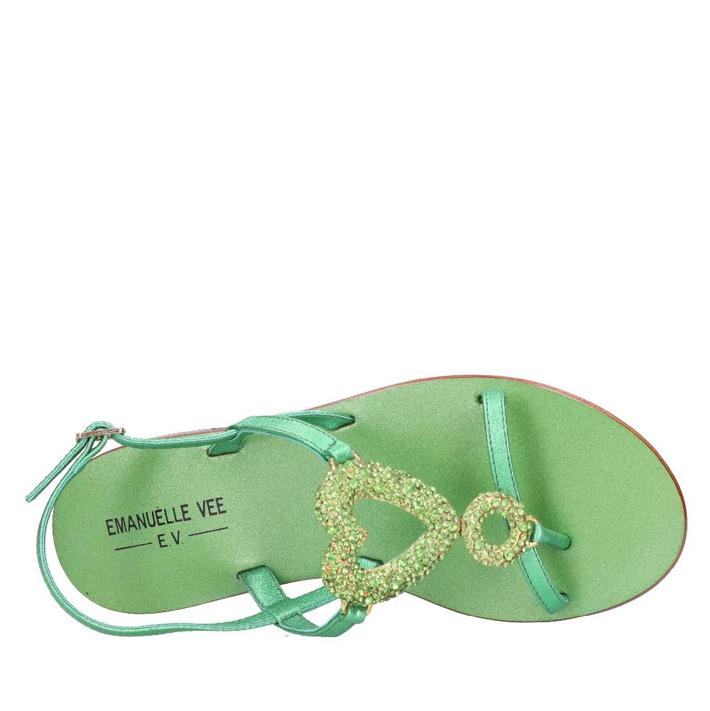 EMANUELLE VEE Sandali Infradito In Pelle