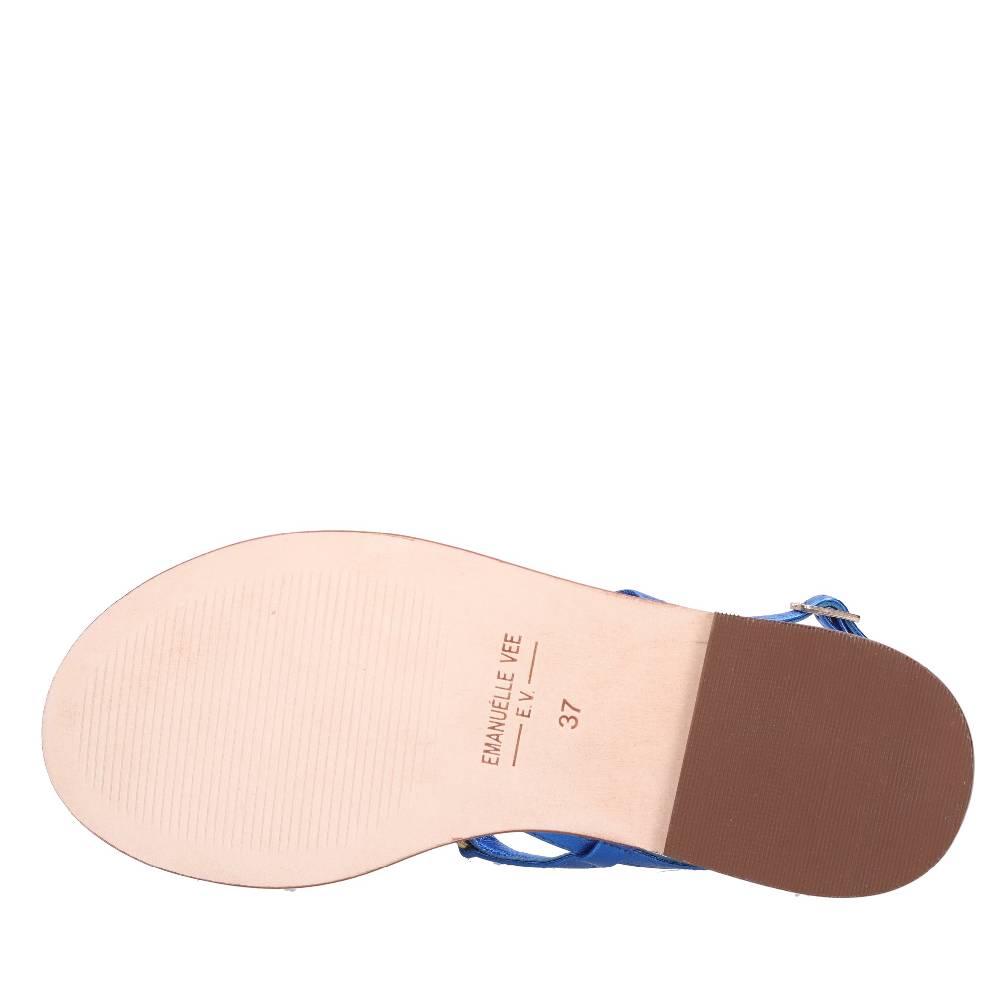 EMANUELLE VEE Sandali Infradito In Pelle