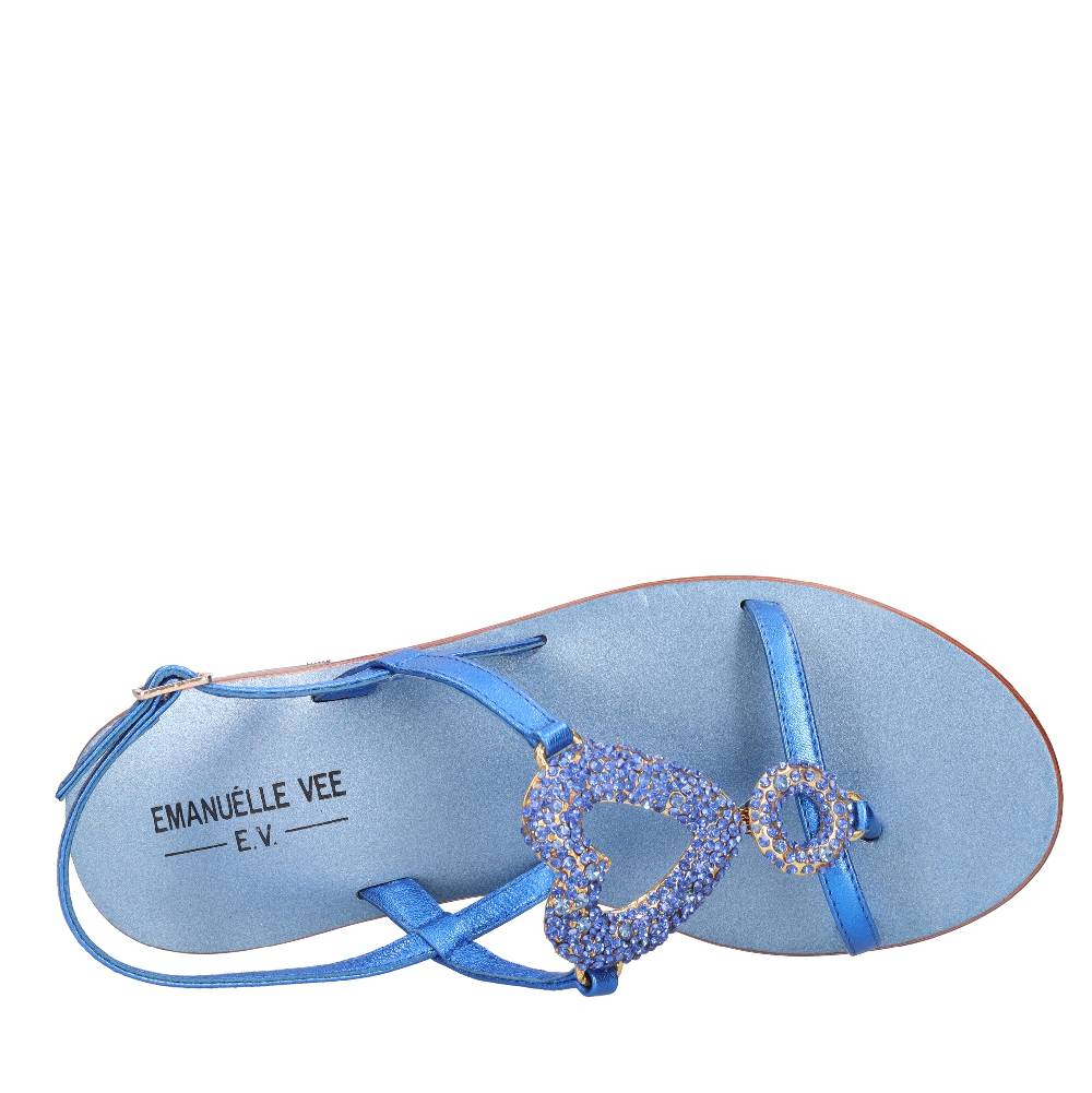 EMANUELLE VEE Sandali Infradito In Pelle