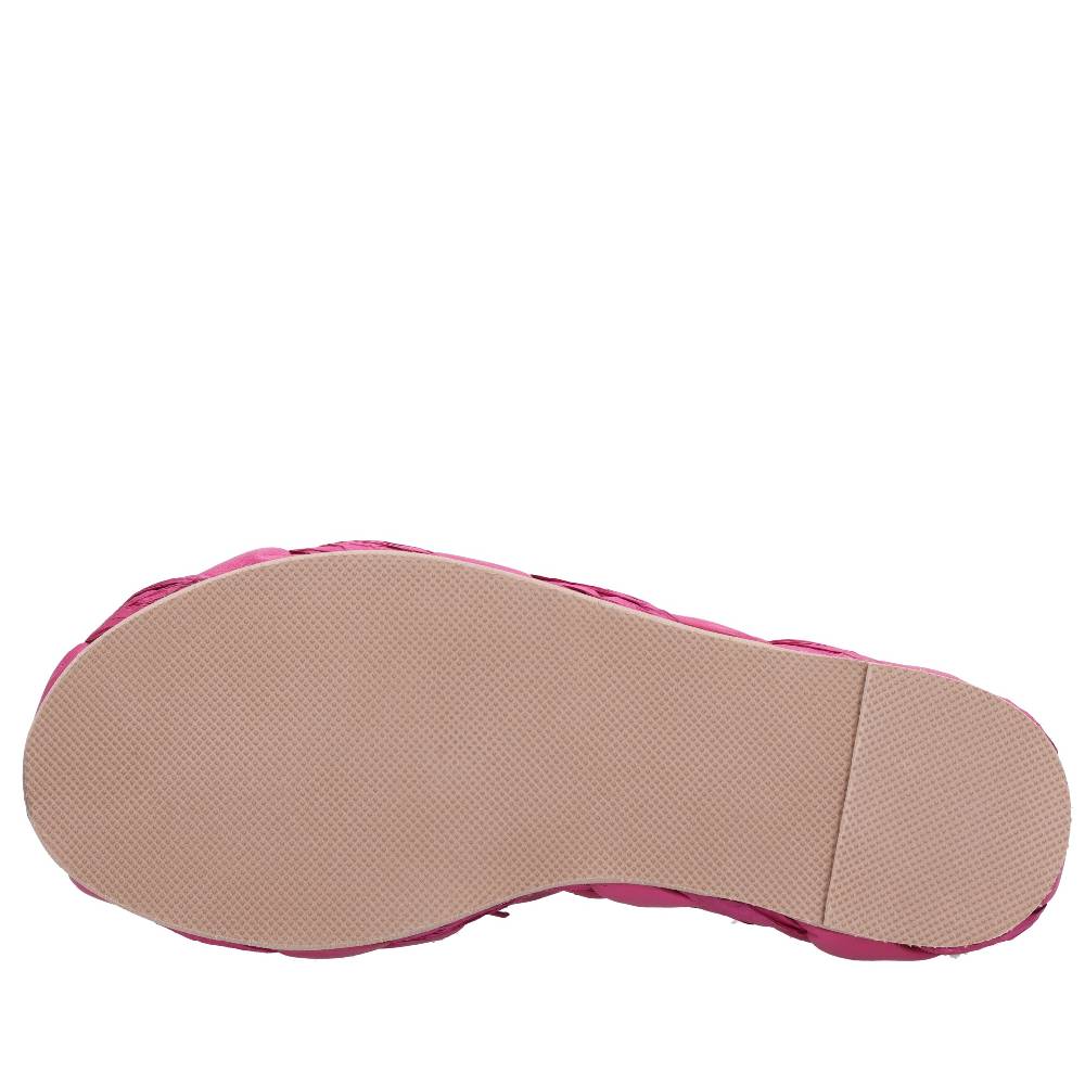 EMANUELLE VEE Sandali Zeppa In Pelle