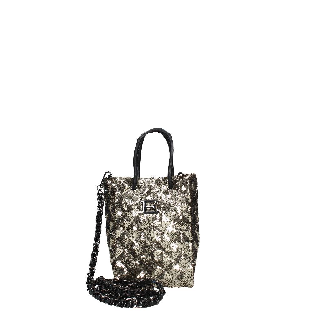 ERMANNO SCERVINO Tracolla in paillettes e pelle