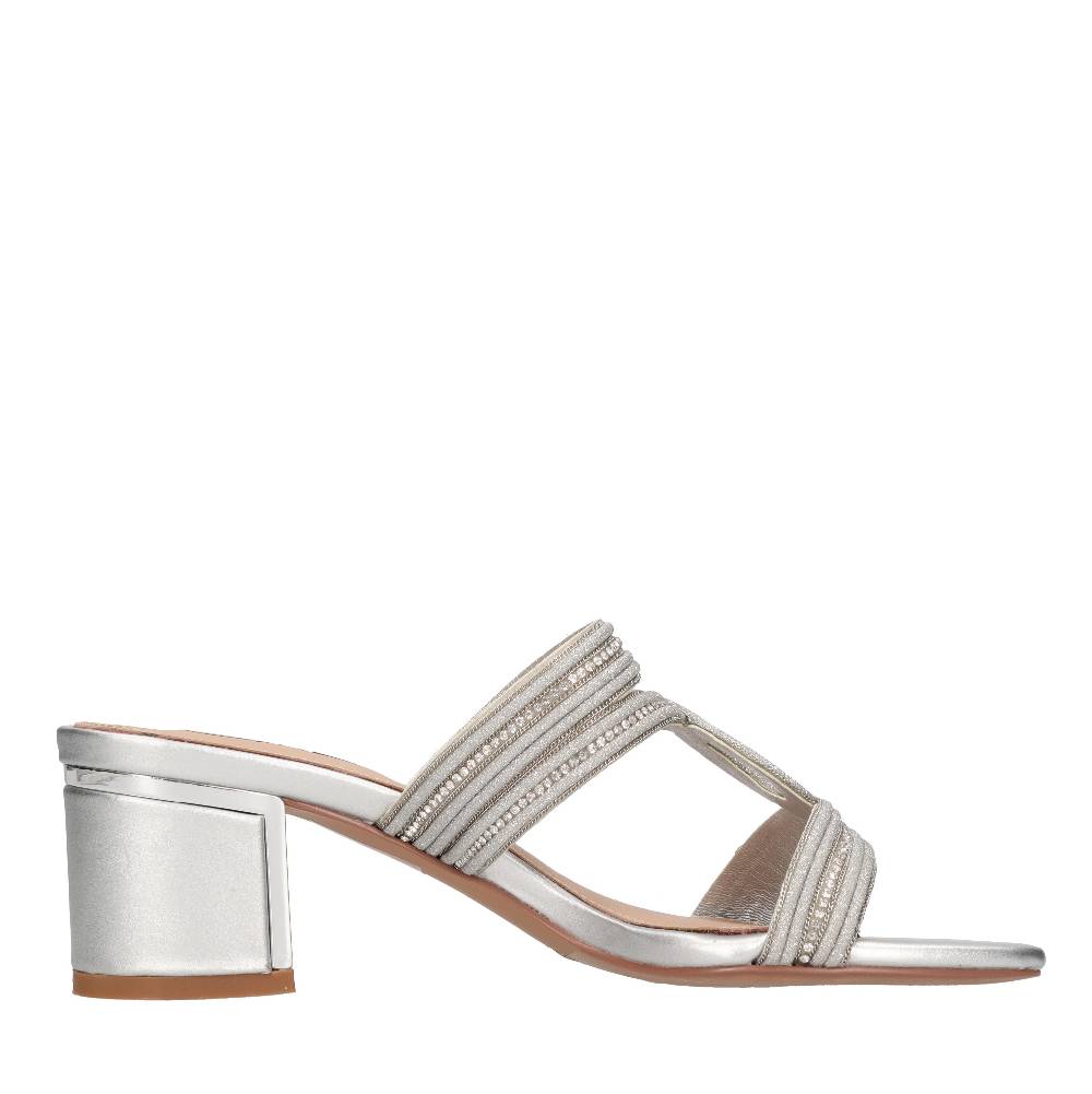 EXE Mules In Ecopelle E Strass